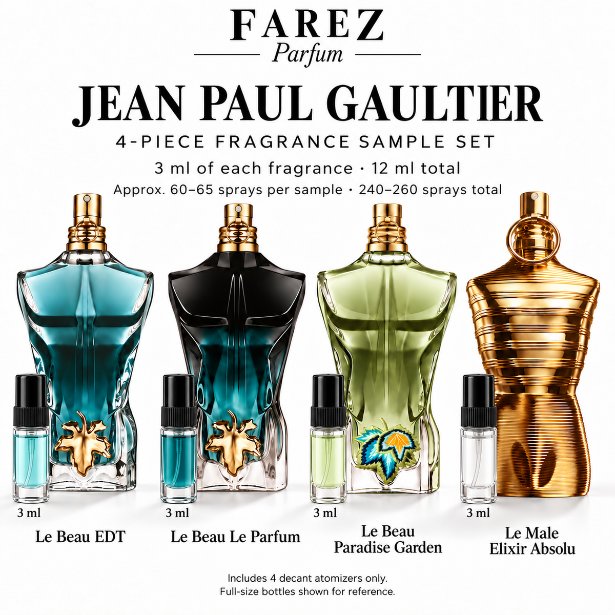 Jean Paul Gaultier Discovery Set 4 Fragances