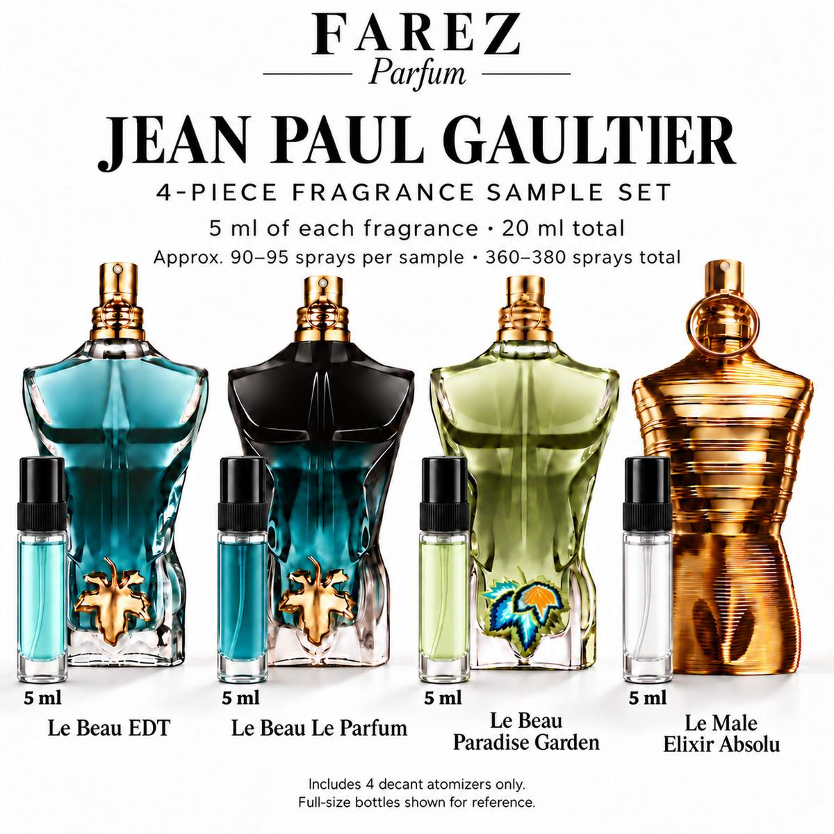 Jean Paul Gaultier Discovery Set 4 Fragances