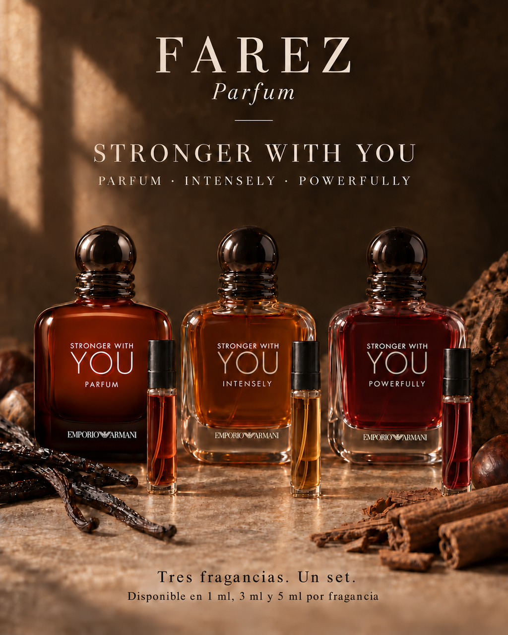 Stronger With You Discovery Set 3 Fragances